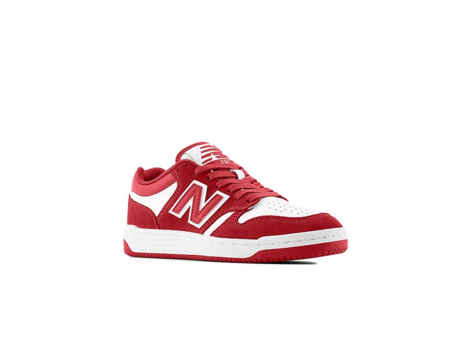 Kid New Balance Big Kids | 480 Team Red With White