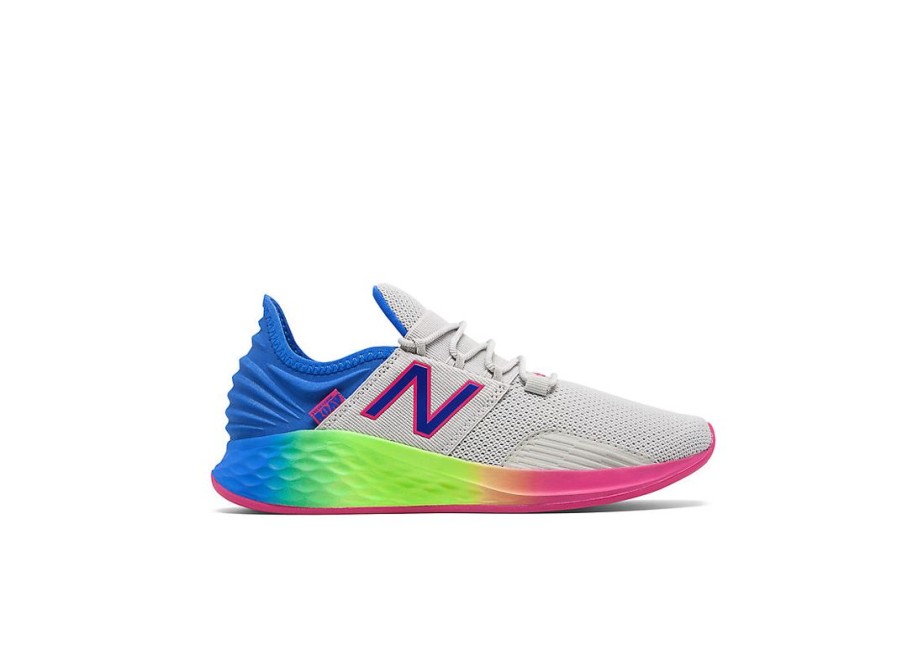 Kid New Balance Big Kids | Fresh Foam Roav Light Aluminum With Cobalt