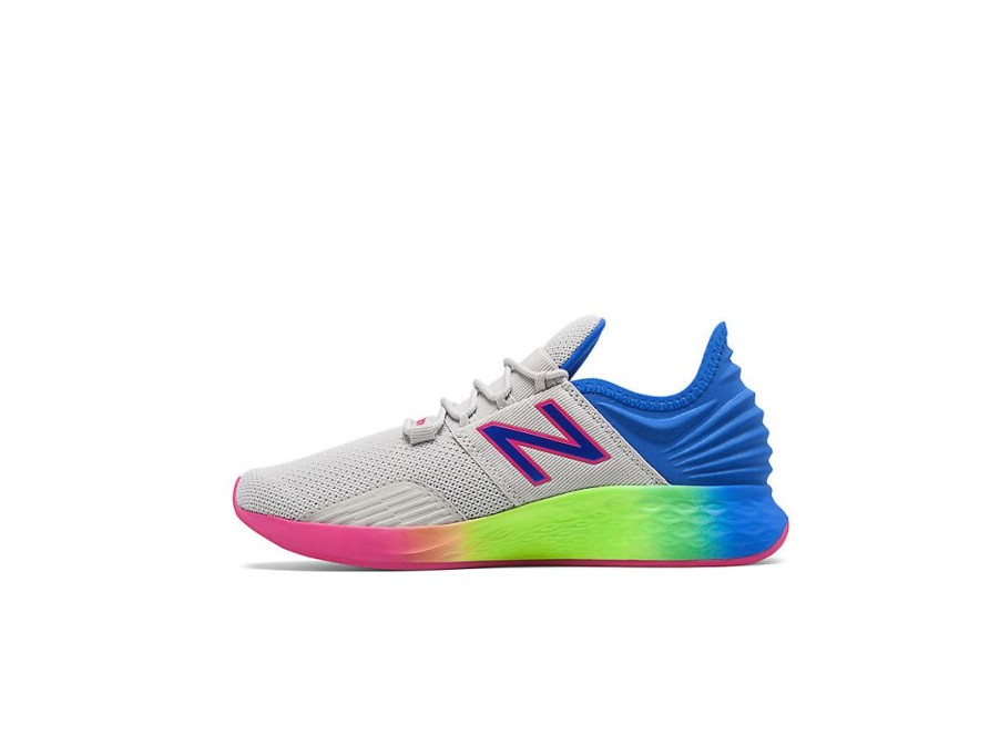 Kid New Balance Big Kids | Fresh Foam Roav Light Aluminum With Cobalt