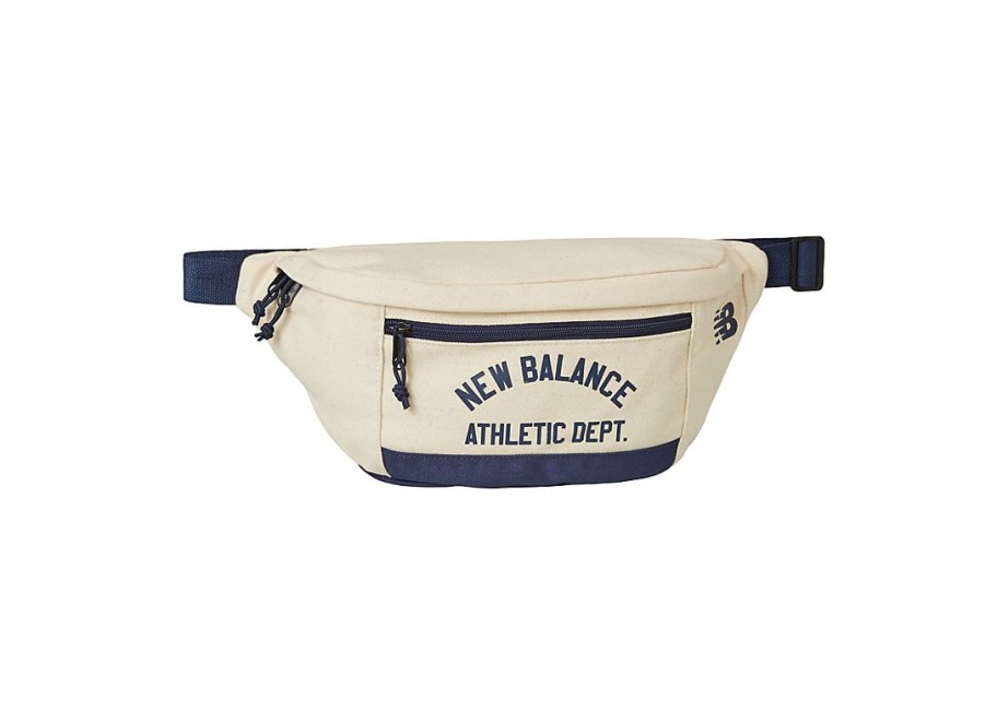 Men New Balance Bags | Canvas Waist Bag Nb Navy