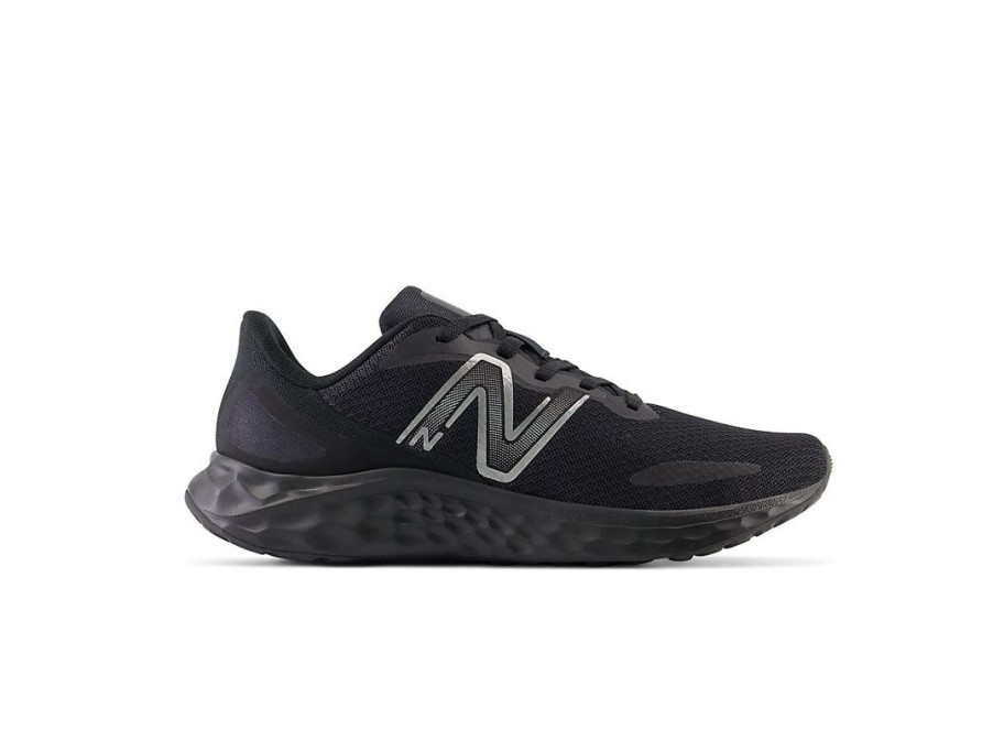 Women New Balance Work Shoes | Fresh Foam Arishi V4 Slip Resistant Black With Black Metallic