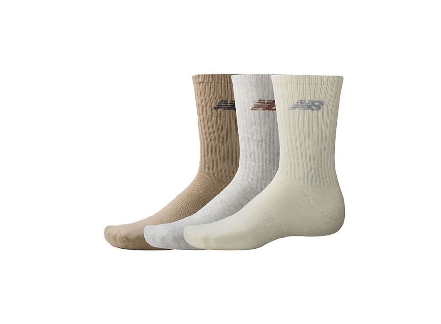 Men New Balance Socks | Everyday Crew 3 Pairs Assorted 1 Colors