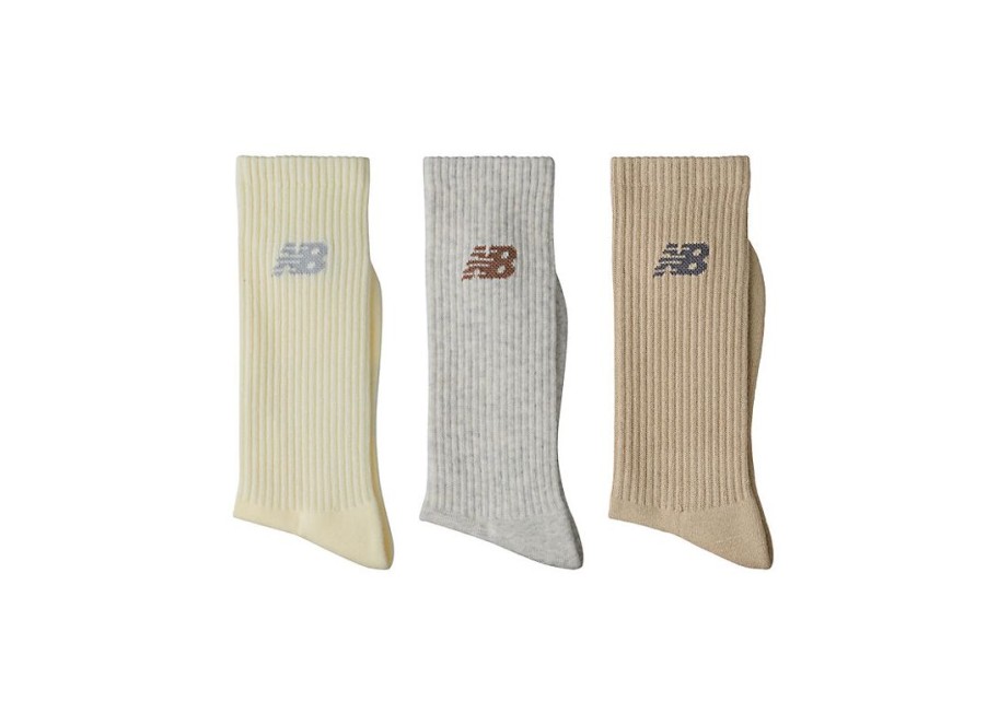 Men New Balance Socks | Everyday Crew 3 Pairs Assorted 1 Colors