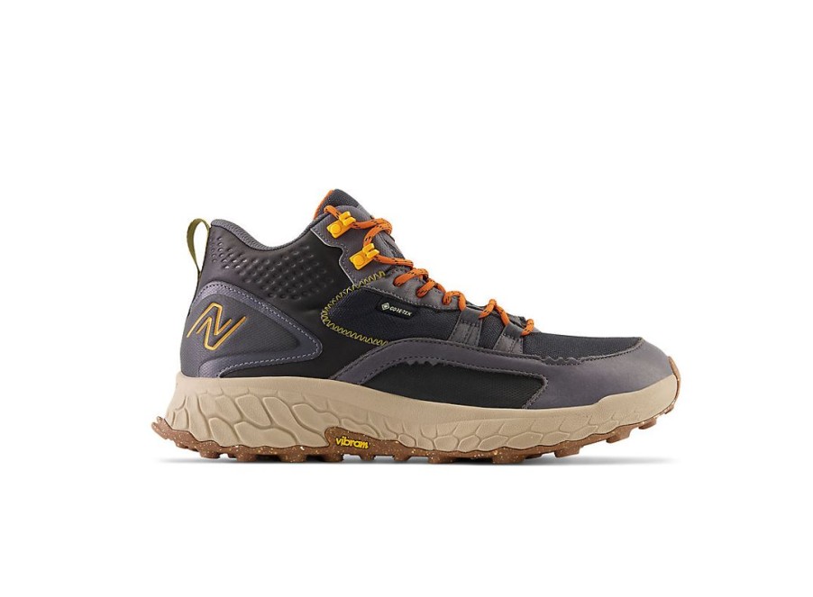 Men New Balance Running | Fresh Foam X Hierro Mid Gore-Tex® Black With Magnet And Hot Marigold