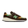 Men New Balance Lifestyle | Made In Usa 998 Brown With Green