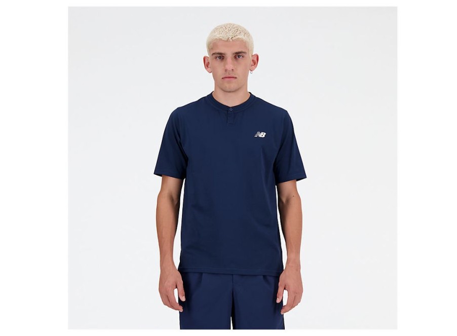 Men New Balance Shirts | Tournament Top Nb Navy