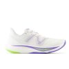 Women New Balance Running | Fuelcell Rebel V3 White With Thirty Watt And Electric Indigo