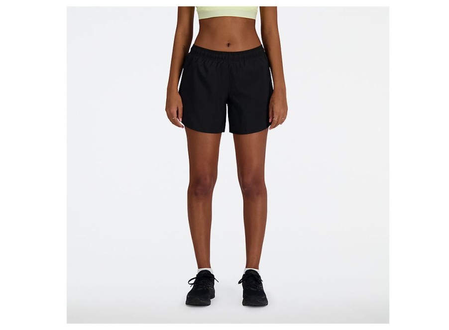 Women New Balance Shorts | Sport Essentials Short 5 Black