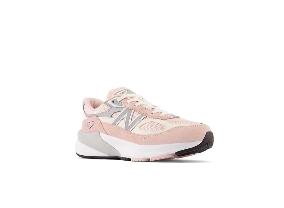 Kid New Balance Big Kids | Fuelcell 990V6 Pink Haze With White