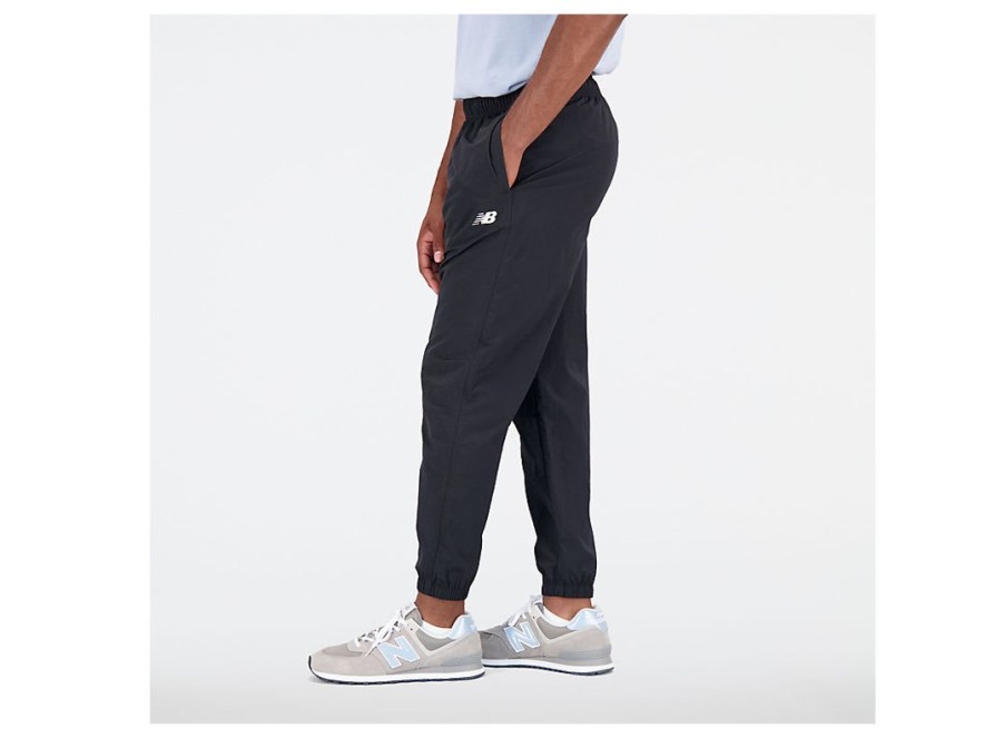 Men New Balance Pants | Athletics Remastered Wind Pant Black