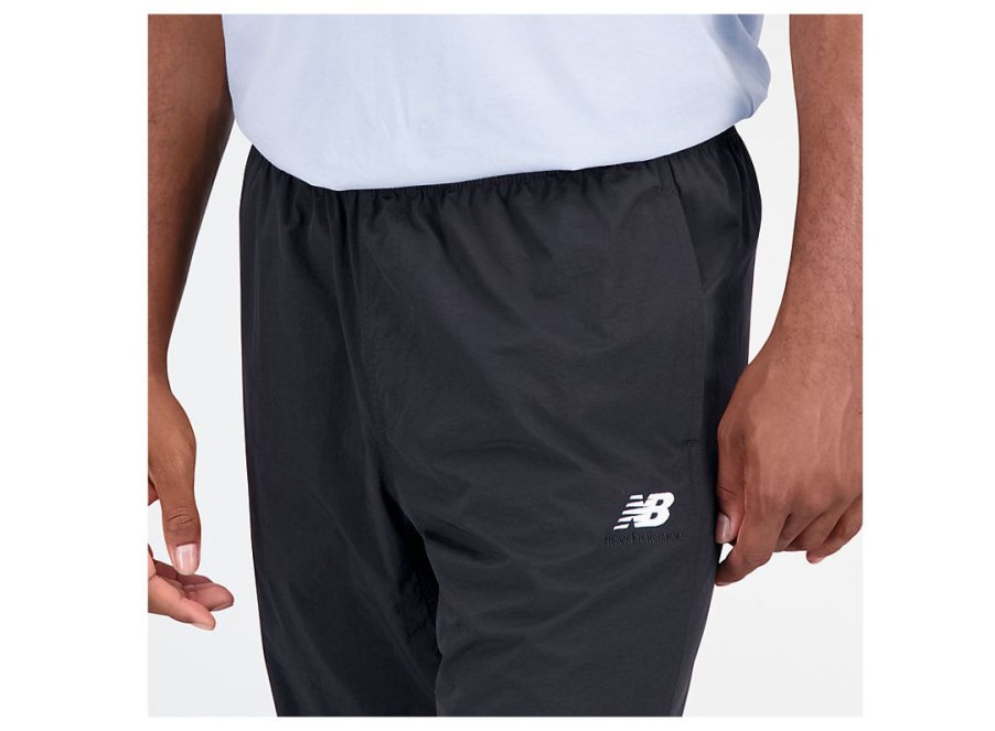 Men New Balance Pants | Athletics Remastered Wind Pant Black