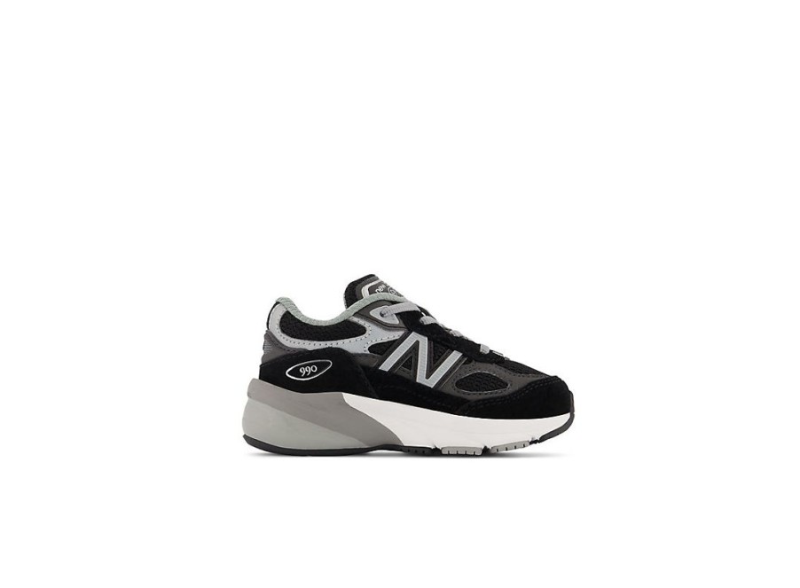 Kid New Balance Crib & Toddlers (Size - 10) | 990V6 Black With Silver