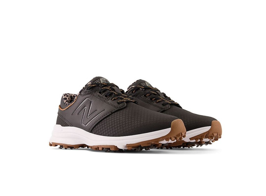 Women New Balance Golf | Brighton Golf Shoes Black With Gum