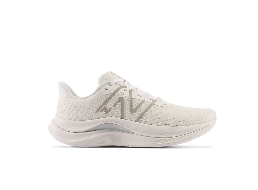 Women New Balance Running | Fuelcell Propel V4 White With Quartz Grey