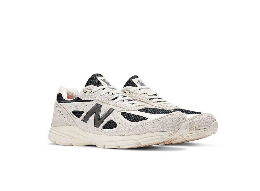 Men New Balance Lifestyle | Joe Freshgoods X New Balance 990V4 Made In Usa Marshmallow With Pirate Black