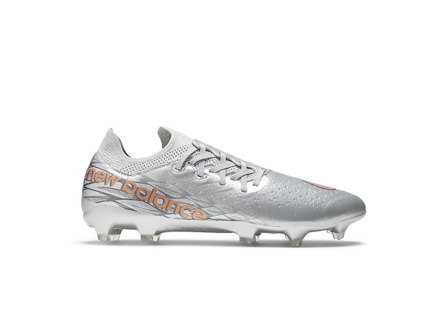 Men New Balance Soccer | Furon V7 Pro Fg Silver With Brighton Grey And Copper