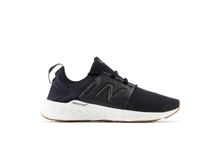 Women New Balance Running | Fresh Foam X Cruz V3 Black With Blacktop And Gum