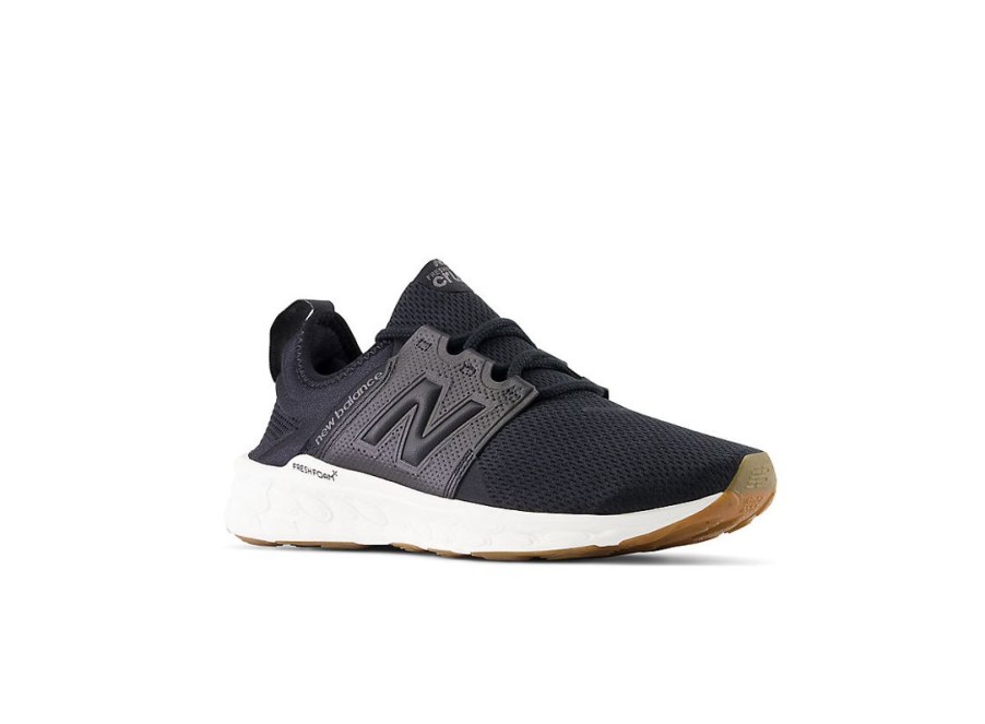 Women New Balance Running | Fresh Foam X Cruz V3 Black With Blacktop And Gum