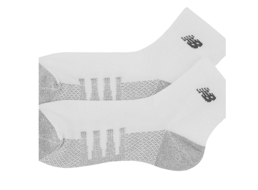 Men New Balance Socks | Coolmax Quarter Socks 2 Pack White