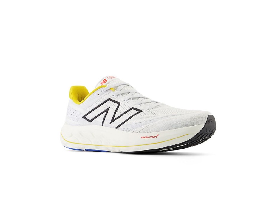 Men New Balance Running | Fresh Foam X Vongo V6 White With Ginger Lemon And Black