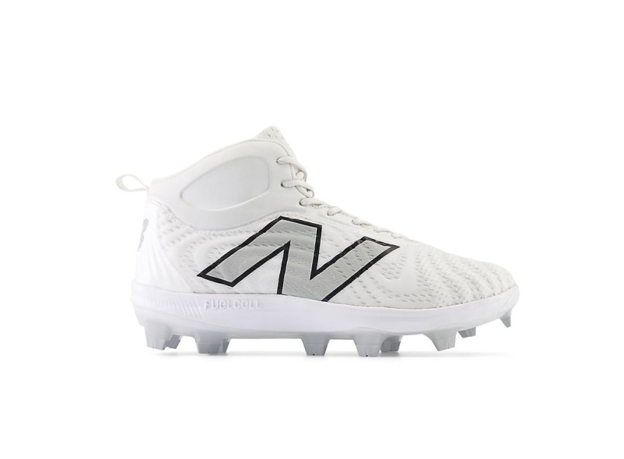 Men New Balance Baseball | Fuelcell 4040V7 Mid-Molded Optic White With Raincloud