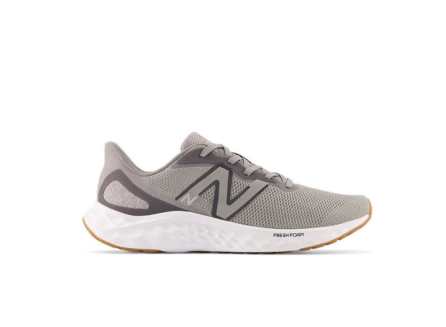 Men New Balance Running | Fresh Foam Arishi V4 Marblehead With Castlerock And Silver Metallic