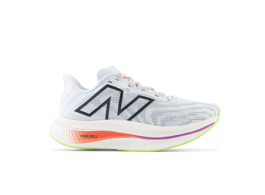 Men New Balance Running | Fuelcell Supercomp Trainer V2 Ice Blue With Neon Dragonfly