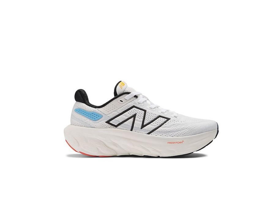 Kid New Balance Big Kids | Fresh Foam X 1080V13 White With Coastal Blue And Ginger Lemon