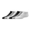 Kid New Balance Socks | Kids Flat Knit No Show Socks 6 Pack Grey Multi