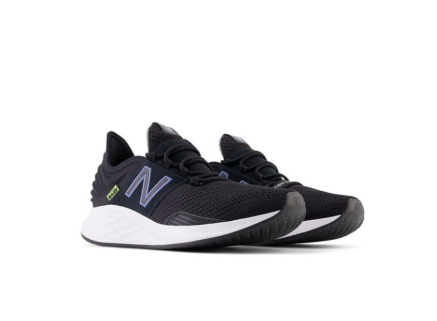 Men New Balance Running | Fresh Foam Roav Black With White