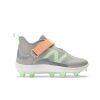 Kid New Balance Big Kids | Fuelcell Lindor 2 Youth Team Away Grey With Neon Dragonfly And Electric Jade