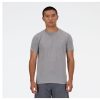 Men New Balance Shirts | Sport Essentials Heathertech T-Shirt Athletic Grey Heather