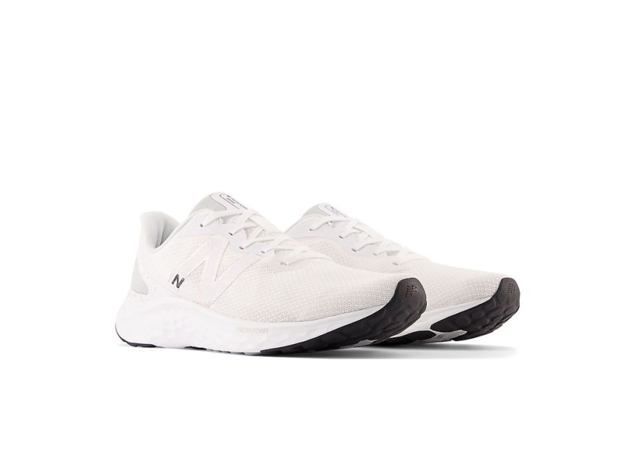 Men New Balance Running | Fresh Foam Arishi V4 White With Light Aluminum And Silver Metallic