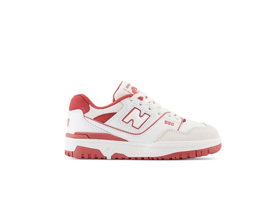 Kid New Balance Little Kids | 550 White With Astro Dust