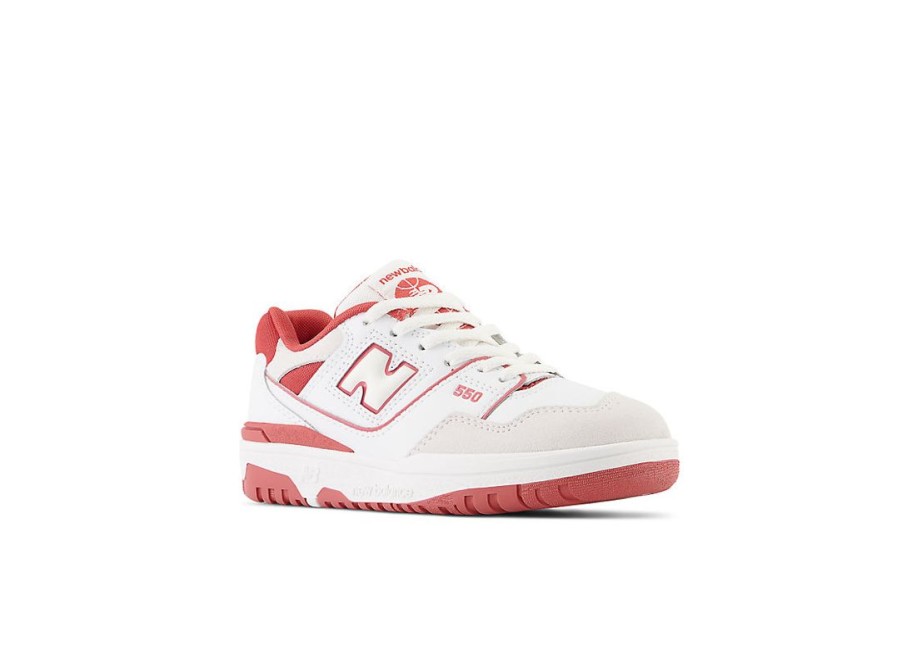 Kid New Balance Little Kids | 550 White With Astro Dust