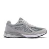 Men New Balance Lifestyle | Made In Usa 990V4 Core Grey With Silver