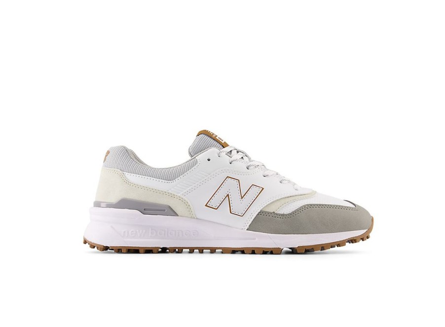 Men New Balance Golf | 997 Sl White With Grey