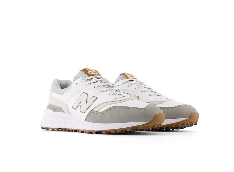 Men New Balance Golf | 997 Sl White With Grey