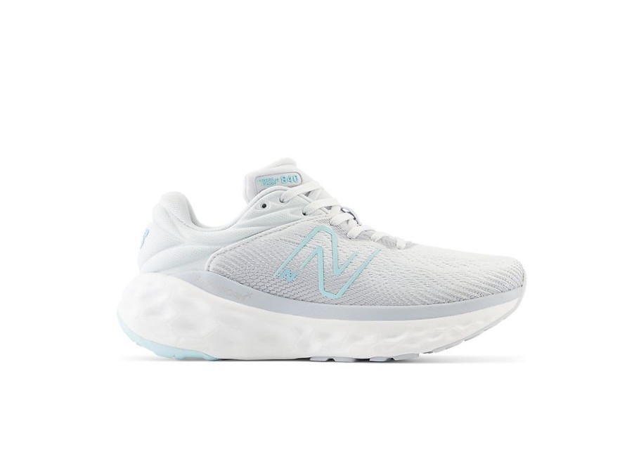 Women New Balance Running | Fresh Foam X 840V1 Quartz Grey With Virtual Blue And Bright Cyan