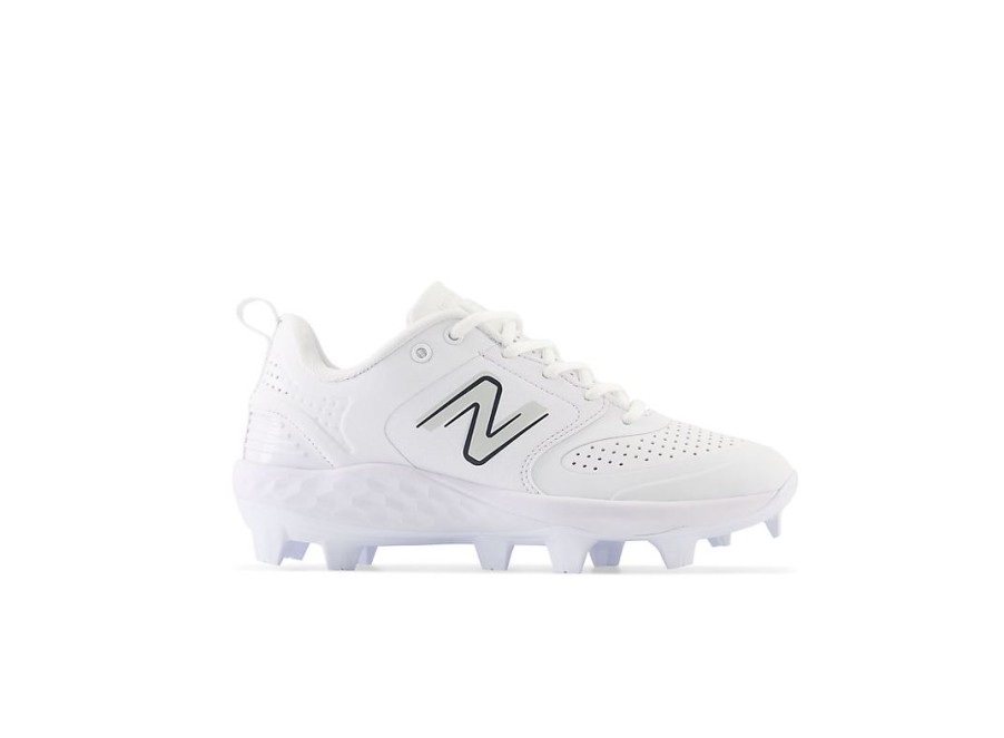 Women New Balance Softball | Fresh Foam Velo V3 Molded Synthetics White