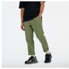 Men New Balance Pants | Twill Straight Pant 28 Dark Olivine