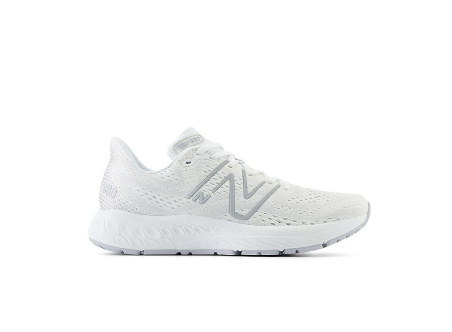 Women New Balance Running | Fresh Foam X 880V13 White With Light Silver Metallic And Quartz Grey