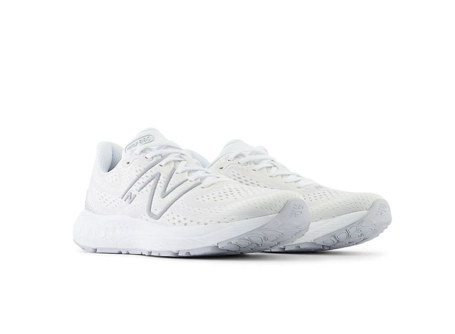 Women New Balance Running | Fresh Foam X 880V13 White With Light Silver Metallic And Quartz Grey