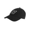 Women New Balance Golf | 6 Panel Block N Snapback Black