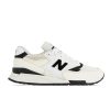 Men New Balance Lifestyle | Made In Usa 998 White With Black