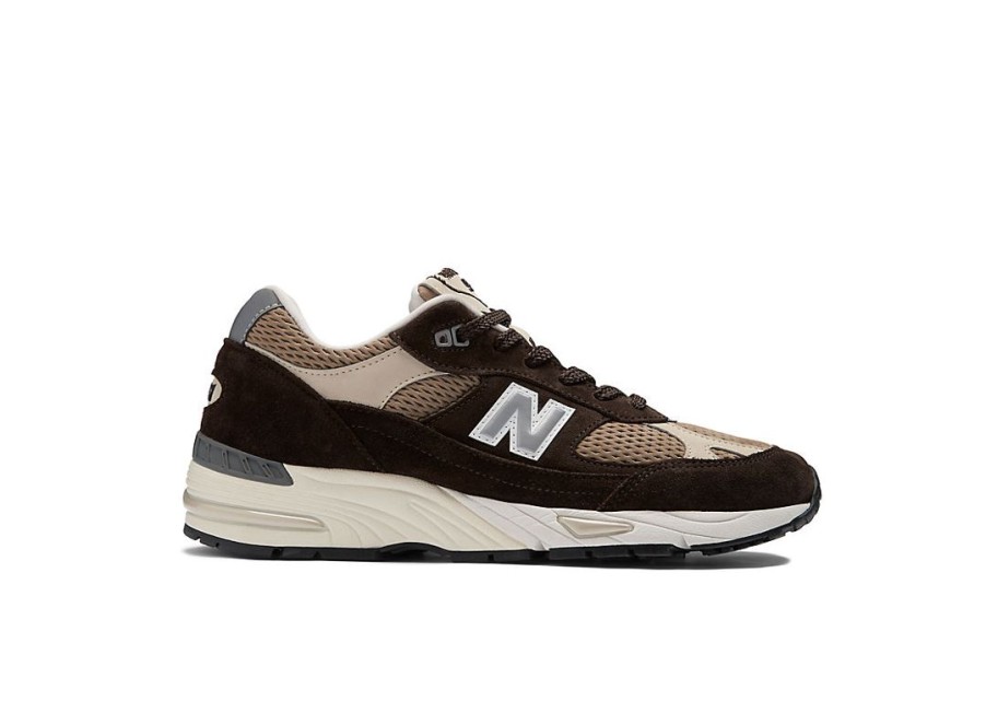 Men New Balance Lifestyle | Made In Uk 991V1 Finale Delicioso With Silver Mink And Oyster Gray