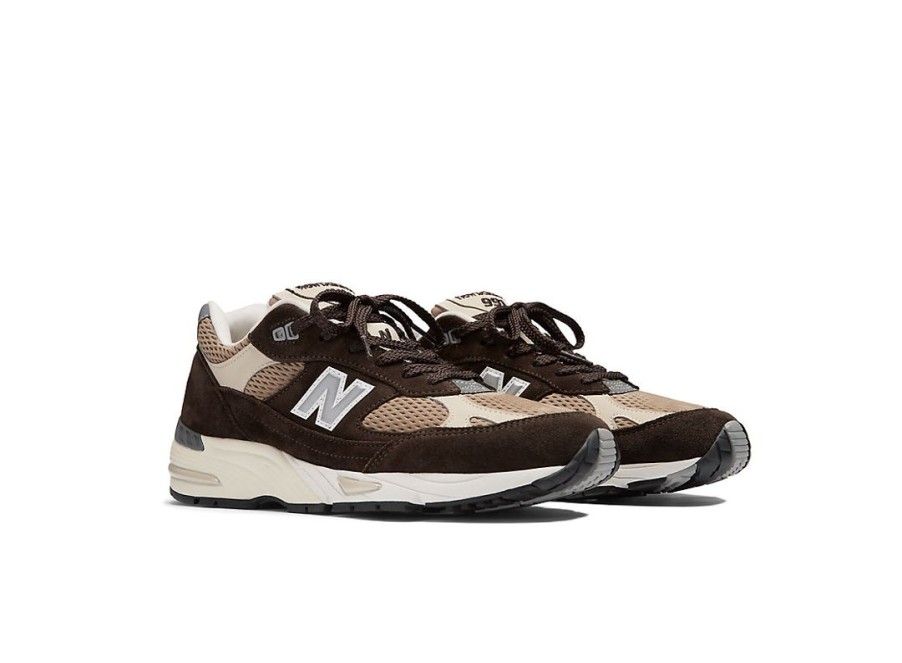 Men New Balance Lifestyle | Made In Uk 991V1 Finale Delicioso With Silver Mink And Oyster Gray