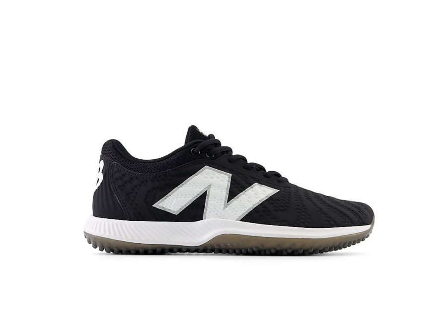 Men New Balance Baseball | Fuelcell 4040V7 Turf Trainer Black With Optic White