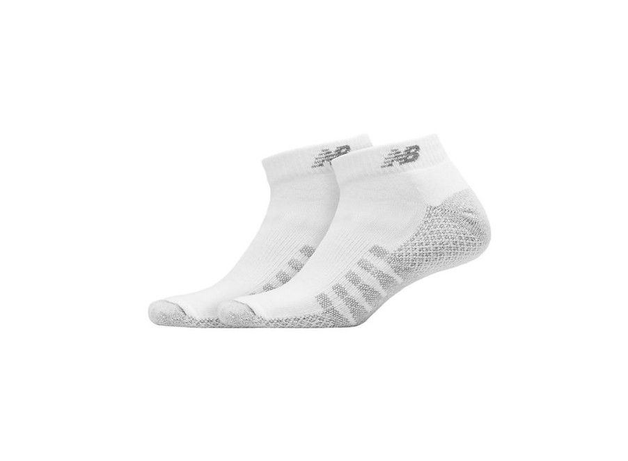 Men New Balance Socks | Coolmax Low Cut Socks 2 Pack White