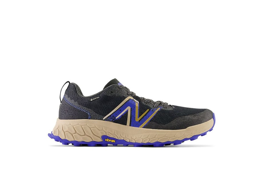 Men New Balance Running | Fresh Foam X Hierro V7 Gore-Tex® Black With Marine Blue